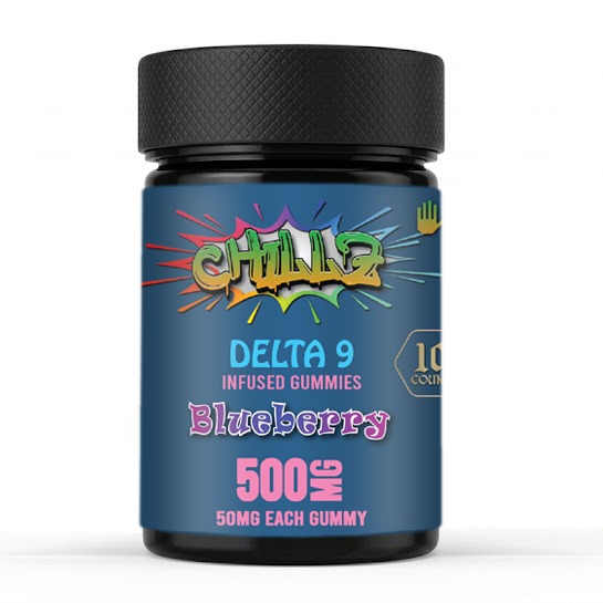 Chillz D9 Infused Gummies 500 MG Sativa